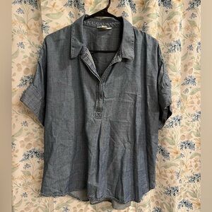 Caslon chambray top